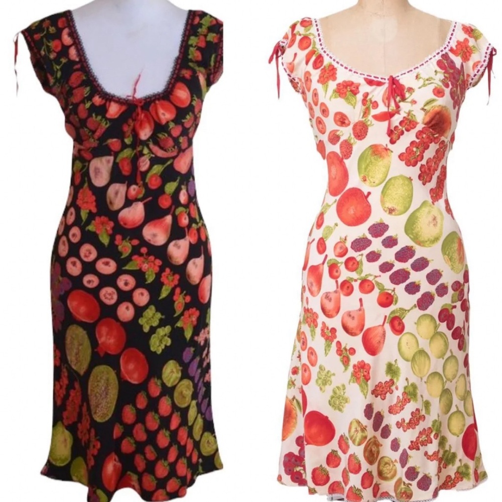 ISO ISO ISO BETSY JOHNSON FRUIT DRESS
